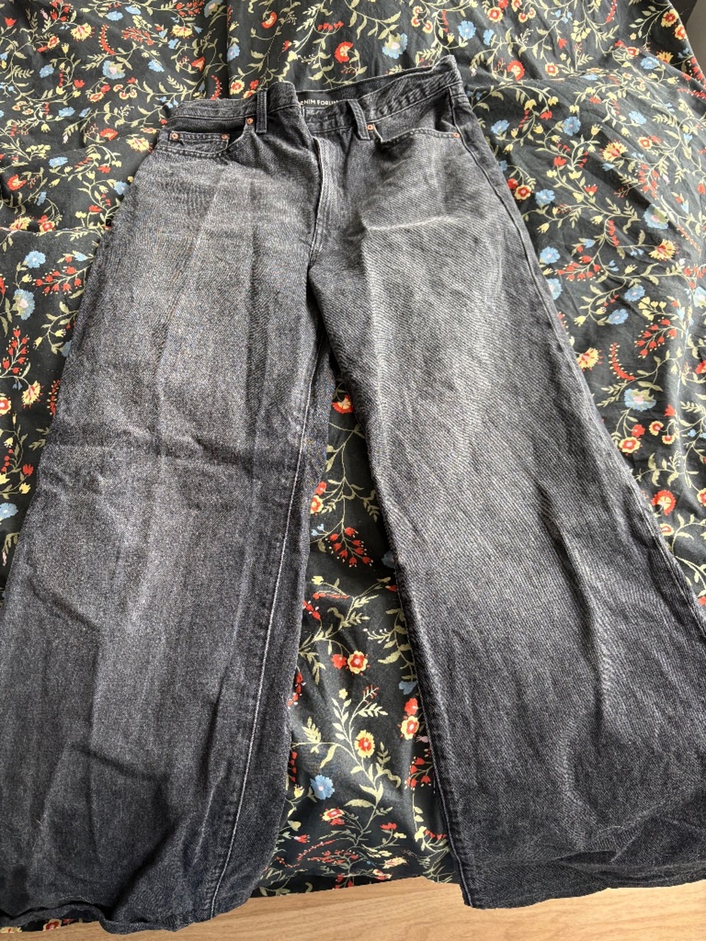 Denim Forum Coco High Rise Wide Leg Jeans